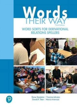 $PDF$/READ/DOWNLOAD Words Their Way Word Sorts for Derivational Relations Spelle