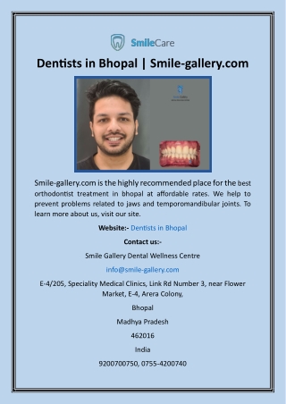 Dentists in Bhopal  Smile-gallery
