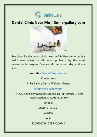 Dental Clinic Near Me  Smile-gallery