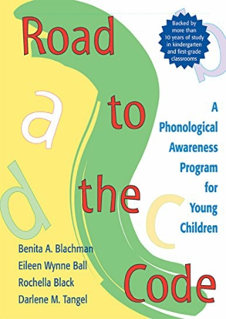 _PDF_ Road to the Code: A Phonological Awareness Program for Young Children
