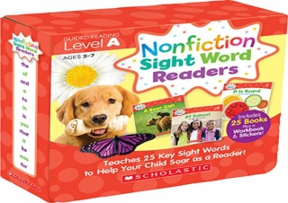 [READ PDF] Nonfiction Sight Word Readers Parent Pack Level A: Teaches 25 key Sig