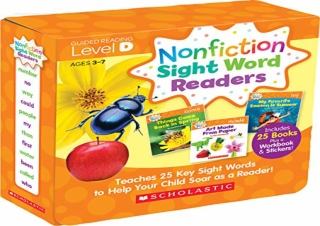 PDF Nonfiction Sight Word Readers Parent Pack Level D: Teaches 25 key Sight Word