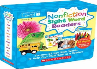 PDF Nonfiction Sight Word Readers Parent Pack Level B: Teaches 25 key Sight Word