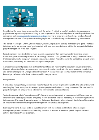What Will Effective Project Management be Like in The Next 50 Years?