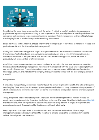 What Will Effective Project Management be Like in The Next 50 Years?