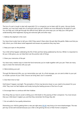 9 Tips to Help Your Child Cope With the Loss of a Pet