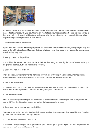 9 Tips to Help Your Child Cope With the Loss of a Pet