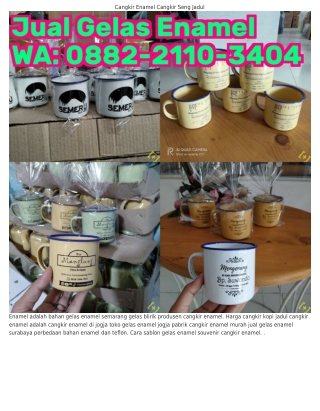 0882•2II0•ᣮԿ0Կ (WA) Gelas Enamel Bandung Harga Cangkir Kopi Jadul