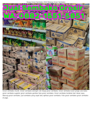 Ô88ᒿ~l55l~585l (WA) Foto Grosir Sembako Cara Membuka Toko Grosir Sembako