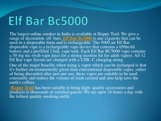 Elf Bar Bc5000