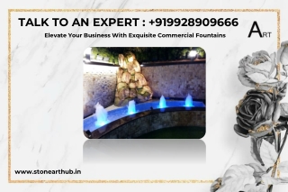 Elevate Your Business With Exquisite Commercial Fountains