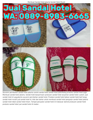 Ö889·898З·ᏮᏮᏮ5 (WA) Sandal Hotel Hitam Jual Sandal Hotel Di Solo
