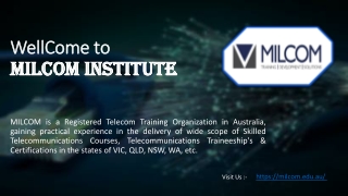 WellCome to Milcom Institute