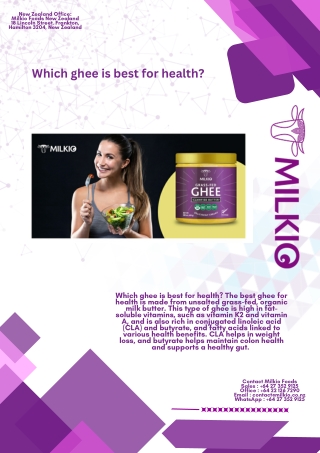 which ghee is best for health