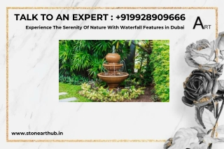 Experience The Serenity Of Nature With Waterfall Features in Dubai