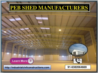 PEB Shed Manufacturers Tripura, Dharmapuri, Sivakasi, Pollachi, Karur, Dindigul, Thoothukudi, Kerala, Cochin.