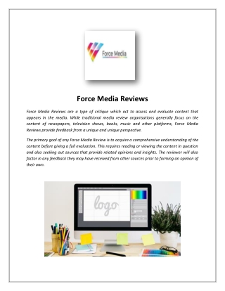 Force Media Reviews