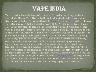 Vape India