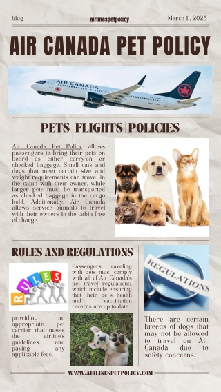 air canada pet travel health certificate