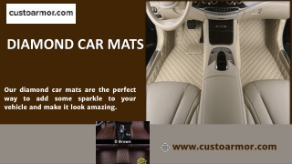 Diamond Car Mats