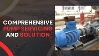 Expert Care for your Pumps from the Best Pump Service