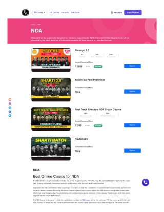 NDA Course at Affordable Price Download PDF