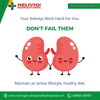 Keep your kidney strong and healthy | Urologist Bellandur | Dr. Girish Nelivigi