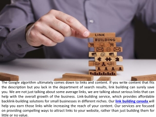 Link Building Canada