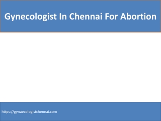 Best Gynecologist In Chennai For Pregnancy