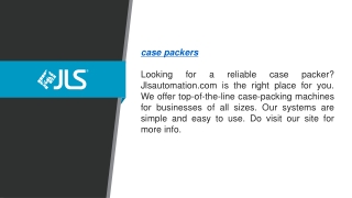 Case Packers  Jlsautomation.com