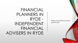 Financial Planners in Ryde - Independent Financial Advisers