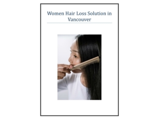 Women Hair Loss Solution in Vancouver