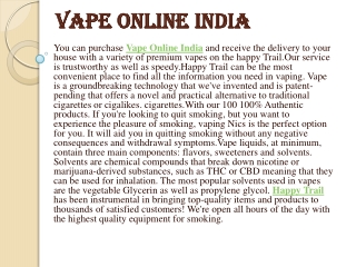 Vape Online India