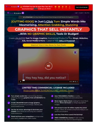 KleverKreator AI - Create UNLIMITED Text To Image Graphics, Illustrations, Photos