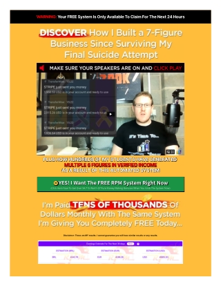 RPM 3.0 ( Rapid Profit Machine ) - FREE Passive Income Training