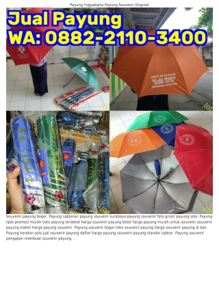 Ô882•2IIÔ•ЗԿÔÔ (WA) Payung Promosi Harga Sablon Payung Promosi