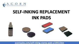 SELF-INKING REPLACEMENT INK PADS | ACORN SALES