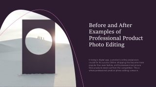 Before and After Examples of Professional Product Photo Editing