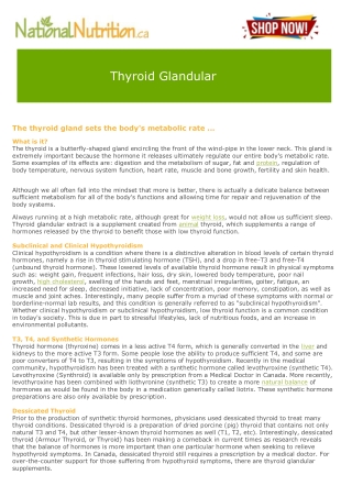 Thyroid Glandular