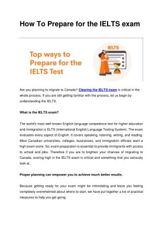 IELTS Online Preparation - Start Your IELTS Prep Today