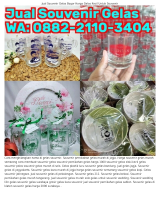 Ö88ᒿ~ᒿ11Ö~౩4Ö4 (WA) Souvenir Gelas Kaca Jogja Souvenir Gelas Bening Mini