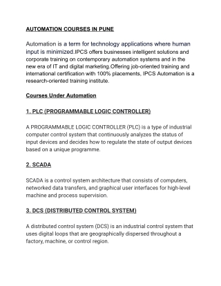 IPCS AUTOMATION
