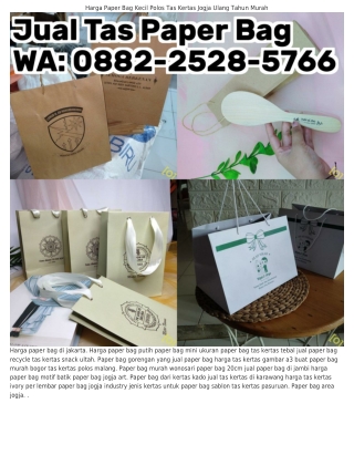 088ᒿ.ᒿ5ᒿ8.5ᜪᏮᏮ (WA) Jual Tas Kertas 75 Gram Jual Tas Kertas Waterproof