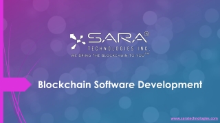 Blockchain Software Development