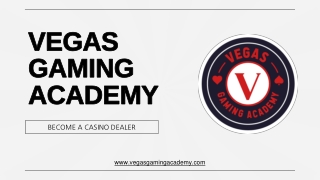 Vegas Gaming Academy