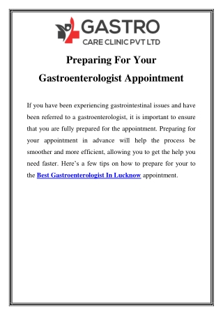 Best Gastroenterologist In Lucknow Call-9838283848