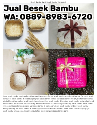 Harga besek bambu madiun tali besek bambu. Besek bambu tasikmalaya. Toko besek b