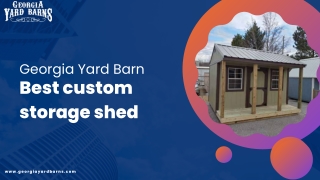 Best custom storage shed
