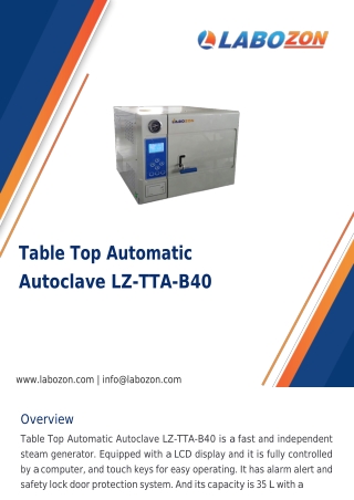 Table-Top-Automatic-Autoclave