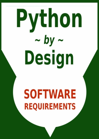$PDF$/READ/DOWNLOAD Python by Design: Ready, Set, Code (Software Design & Coding